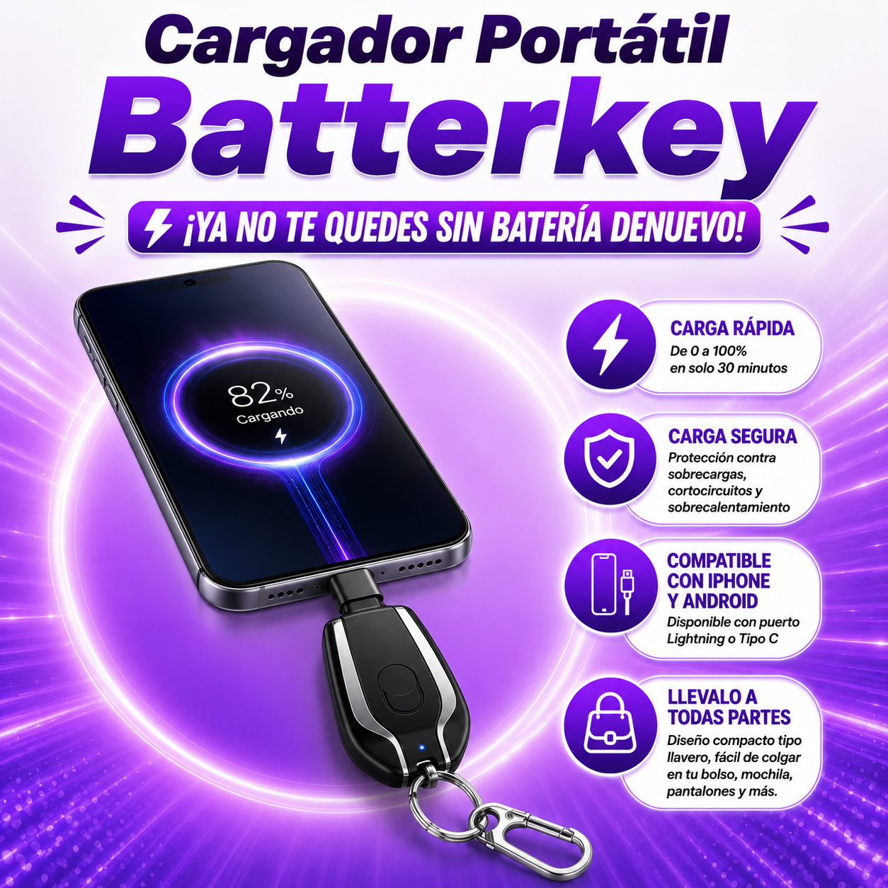 Cargador Portátil Batterkey
