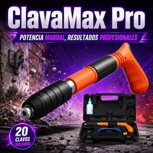 ClavaMax Pro™ | Pistola Manual de Clavos con 20 Clavos