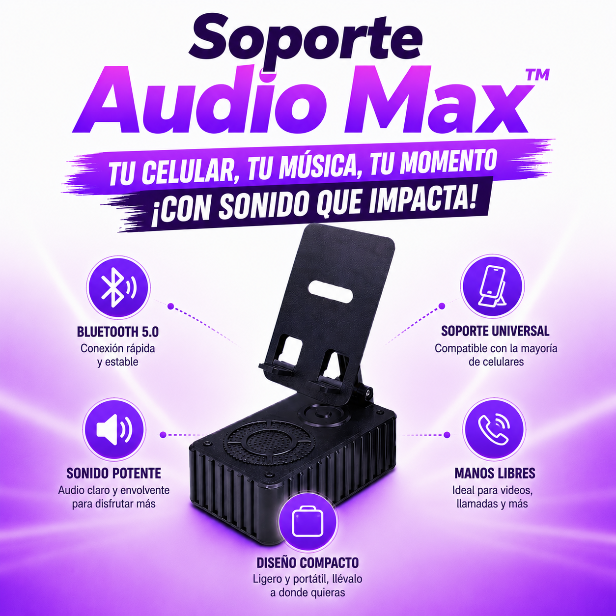 Soporte Audio Max™