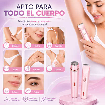 DepiGlow Duo™ - Rasuradora Femenina 2 en 1