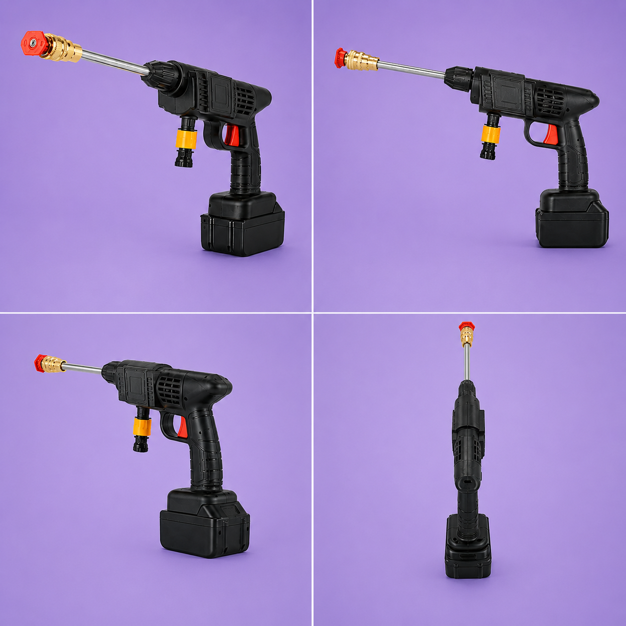 Hidrolavadora Portátil AquaShot Pro™ – Limpieza Potente Sin Cables +2 baterías 💦