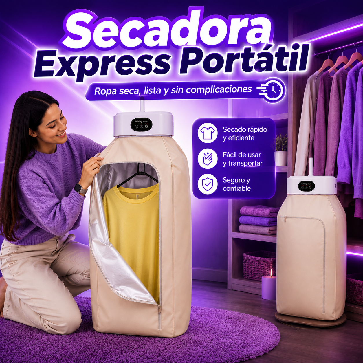 Secadora Express Portátil