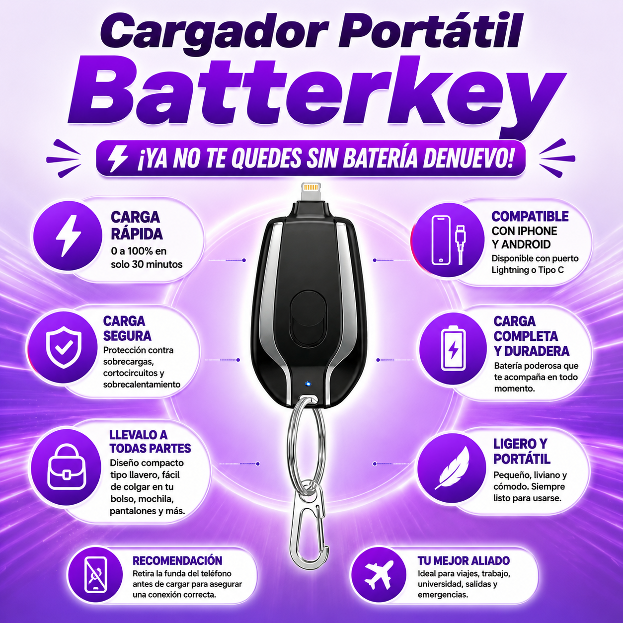 Cargador Portátil Batterkey