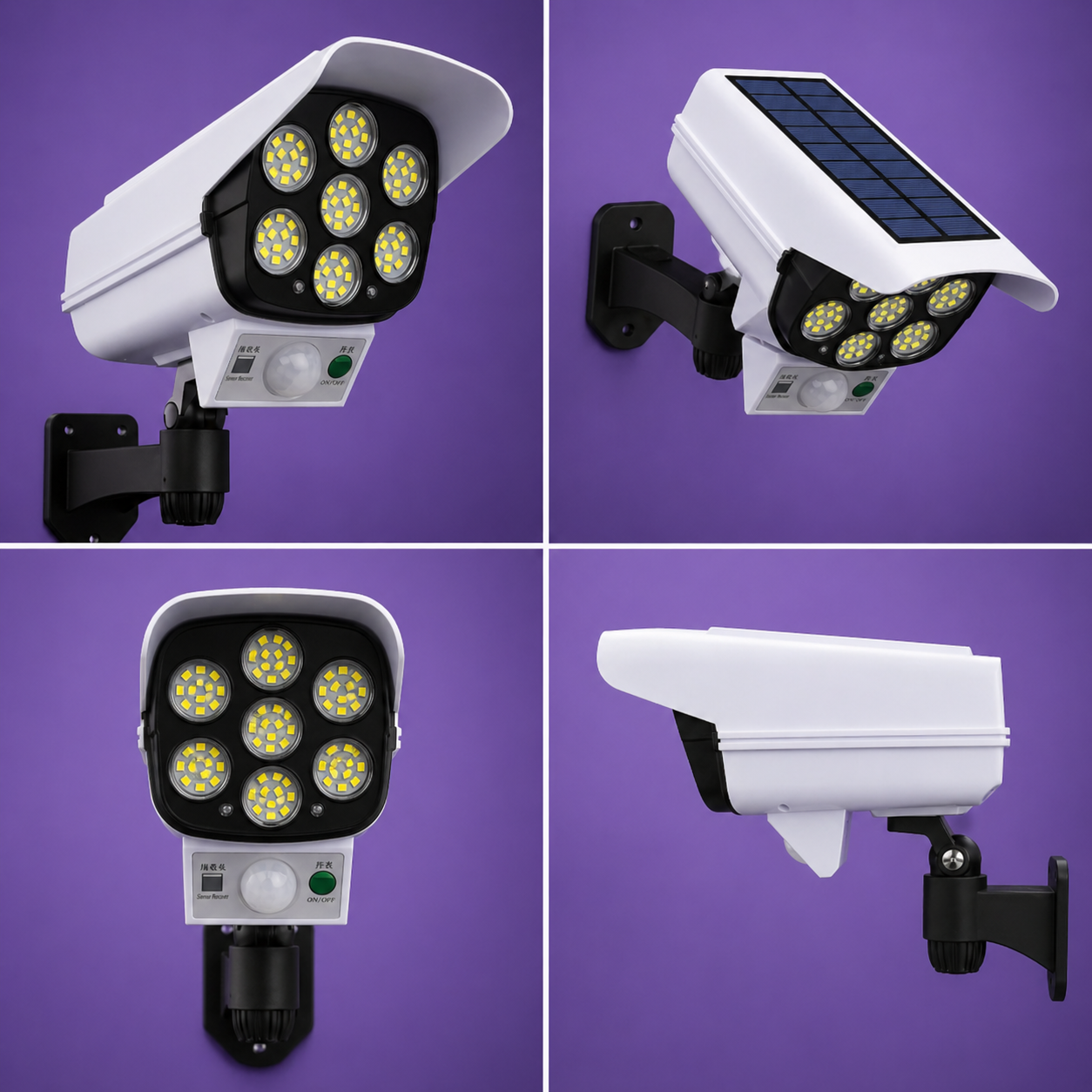 Foco Solar Guardián 360° - Ultra Protección Exterior🚨