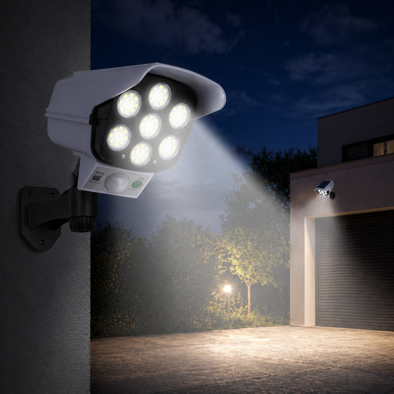 Foco Solar Guardián 360° - Ultra Protección Exterior🚨