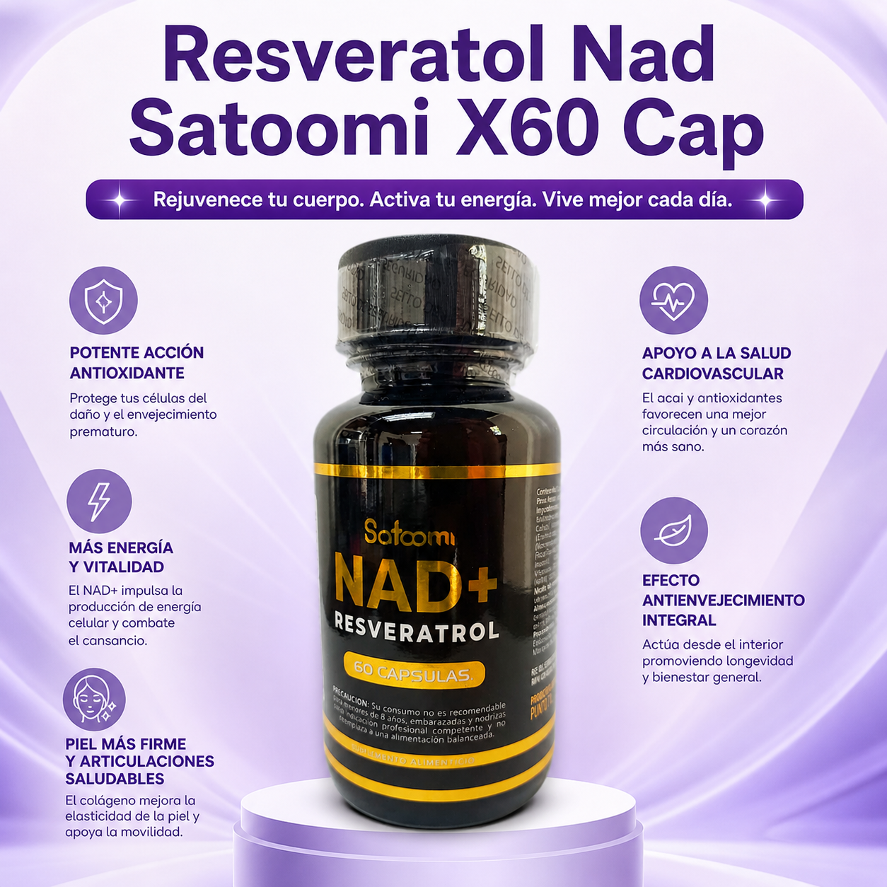 Resveratol Nad Satoomi X60 Cap