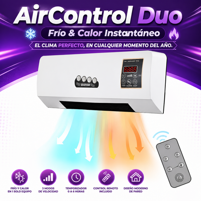 AirControl Duo – Frío & Calor Instantáneo