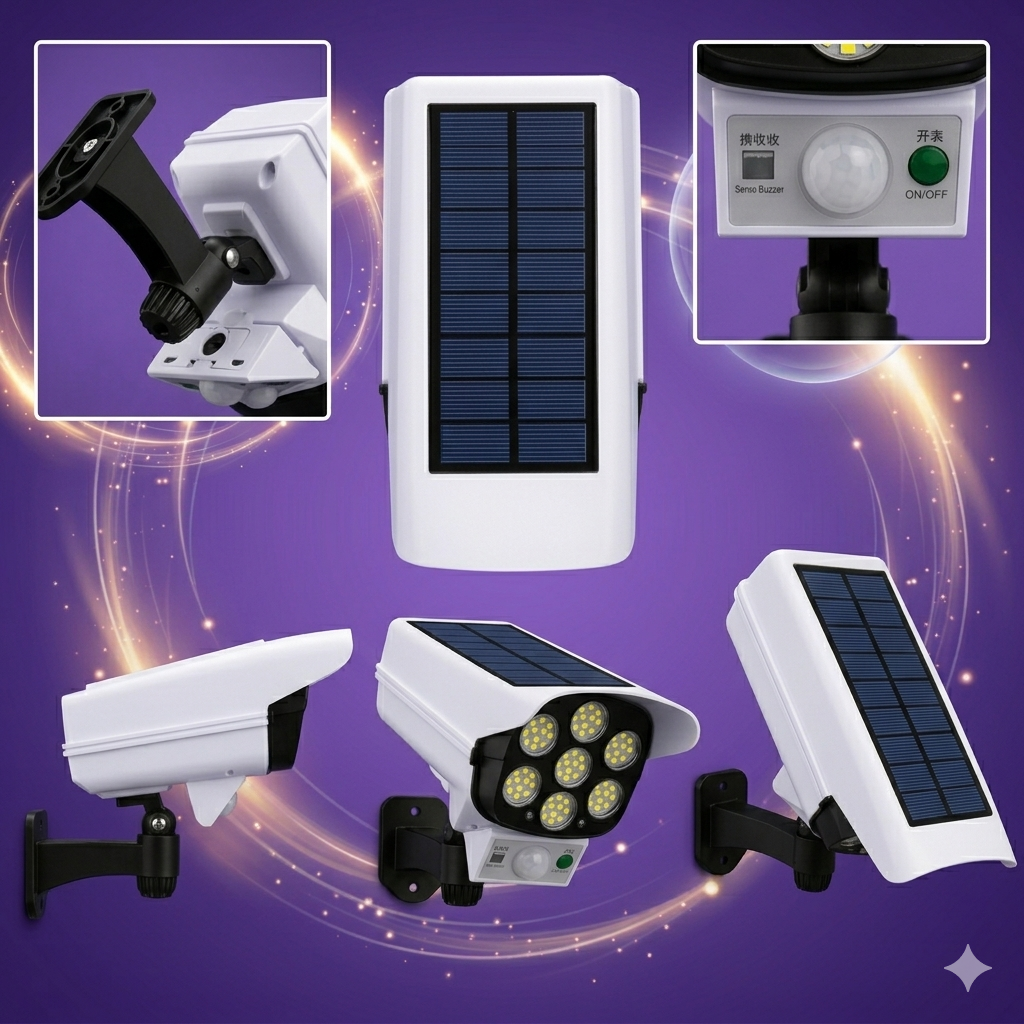 Foco Solar Guardián 360° - Ultra Protección Exterior🚨