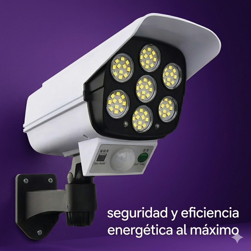 Foco Solar Guardián 360° - Ultra Protección Exterior🚨